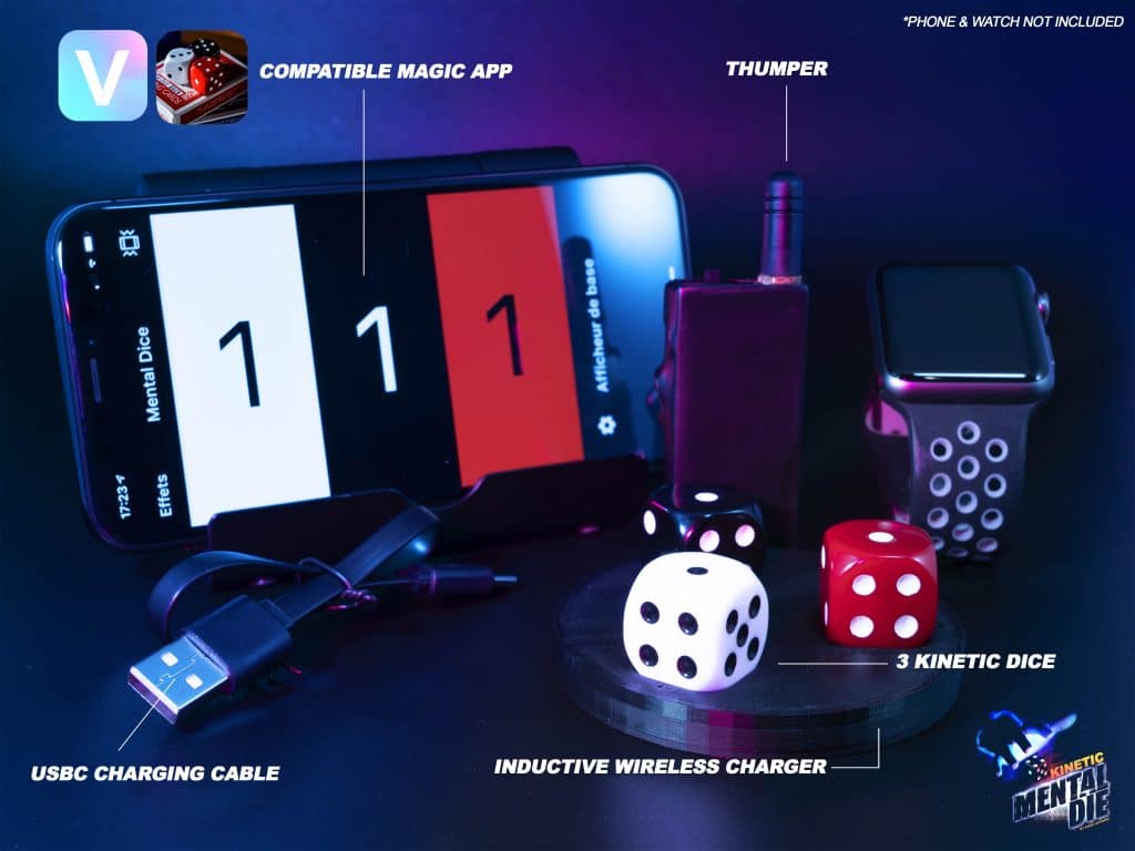 Kinetic Mental Dice - Deluxe edition by Marc Antoine - Magicorum