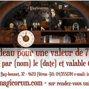 Bon cadeau d'une valeur de 75 Euros