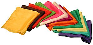 18" (45X45cm) color Silks