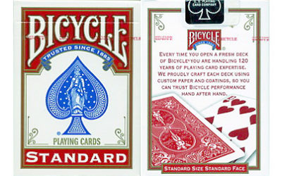 Bicycle Standard – Bicycle Playing Cards Poker (Rouge) – Rider Back – Nouveau design