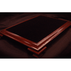 Elite Table Mahogany with Black Velvet by Subdivided Studios