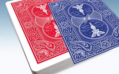 Bicycle Playing Cards 809 Mandolin Back Red or Blue by USPCC