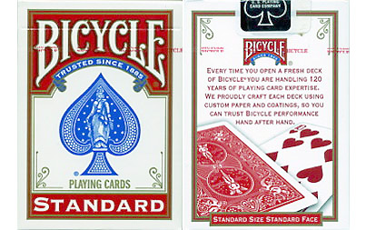 Paris Back Red Poker Spielkarten Playing Cards Bicycle 