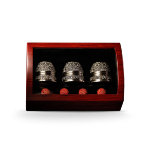 ARTISAN ENGRAVED CUPS AND BALLS BY TCC